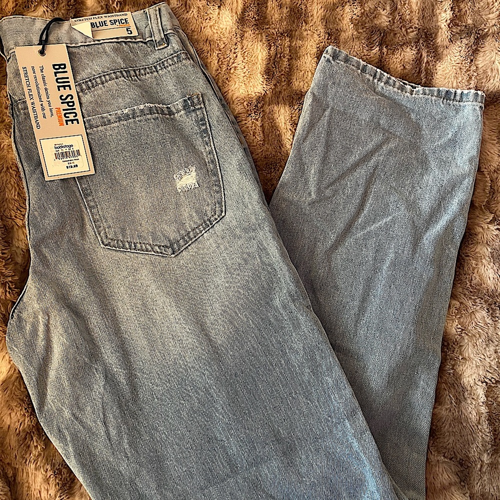 90’s straight leg jeans with stretch flex waistband
